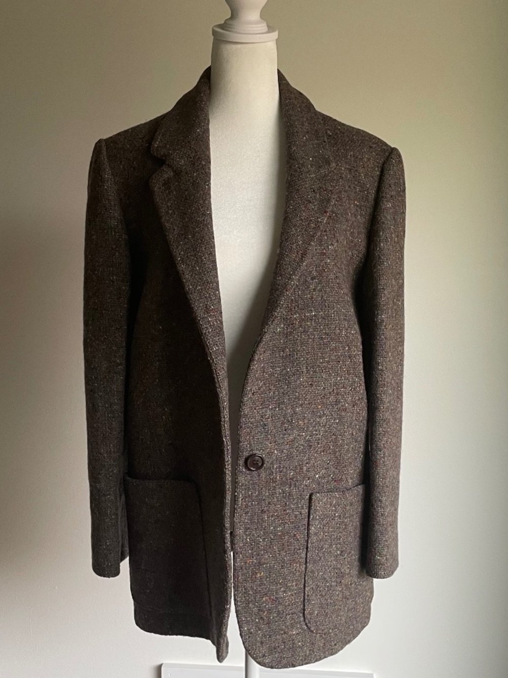 Vintage Larry Levine New York Multicolor Tweed Blazer Medium